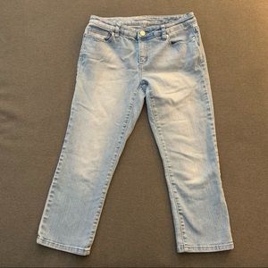 Michael Kors Skinny Cropped distressed jeans